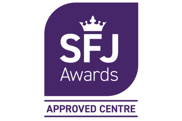 SFJ Awards Approved Centre Purple PNG Logo